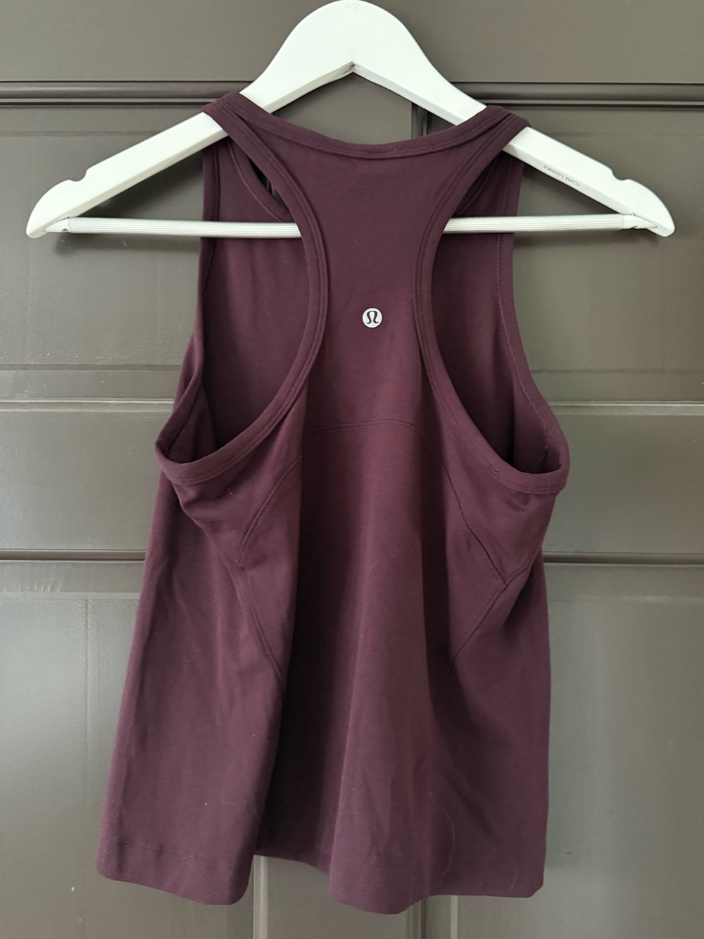 lululemon Align Waist Length Racerback Tank Black Plum 8 Purple Nulu - Picture 3 of 4